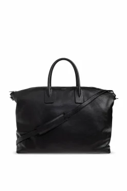 Saint Laurent BLACK "Giant Bowling Bag" shopper bag