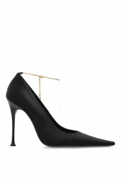 Saint Laurent BLACK Heeled shoes Régine