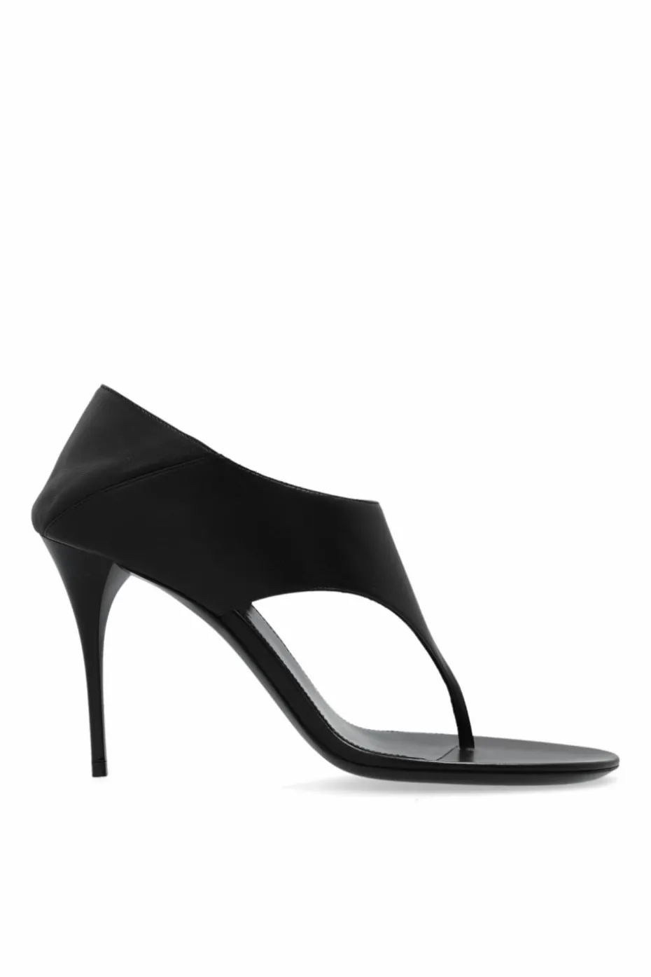 Saint Laurent BLACK Heeled Sandals 'Sand'