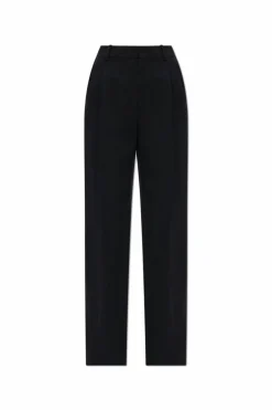 Saint Laurent BLACK High-waisted wool pants