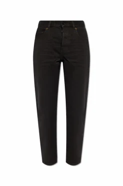 Saint Laurent BLACK High-waisted jeans