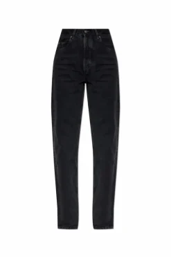Saint Laurent BLACK High-waisted jeans