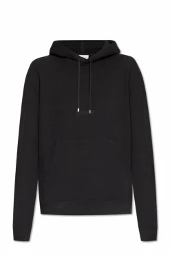 Saint Laurent BLACK Hoodie with logo