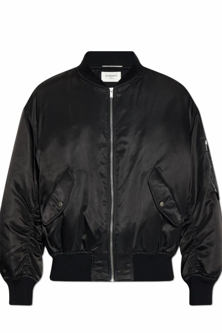 Saint Laurent BLACK Insulated bomber jacket