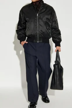 Saint Laurent BLACK Insulated bomber jacket