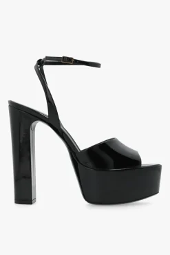Saint Laurent BLACK ‘Jodie‘ platform sandals