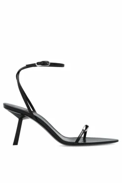 Saint Laurent BLACK ‘Kitty’ Sandals