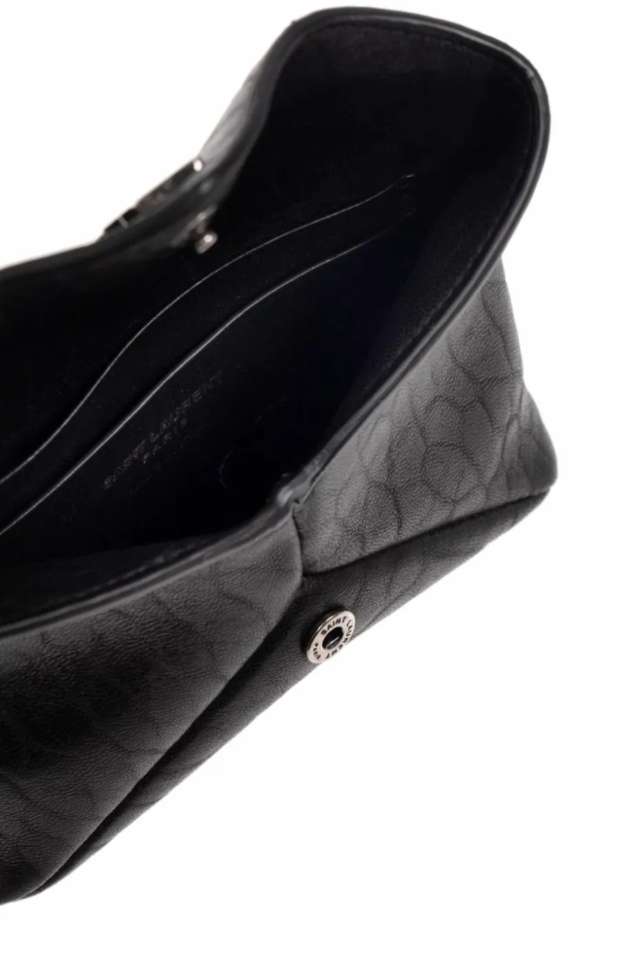 Saint Laurent BLACK Lambskin wallet