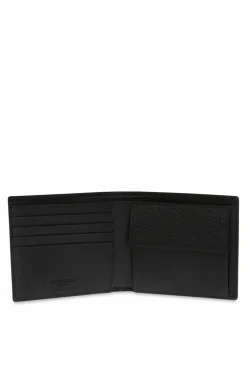 Saint Laurent BLACK Leather bi-fold wallet