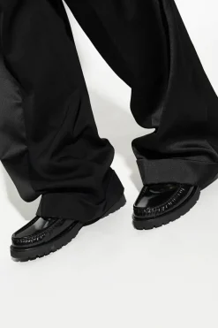 Saint Laurent BLACK Leather loafers