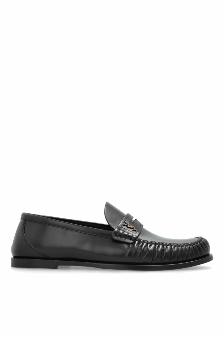 Saint Laurent BLACK Leather shoes type loafers