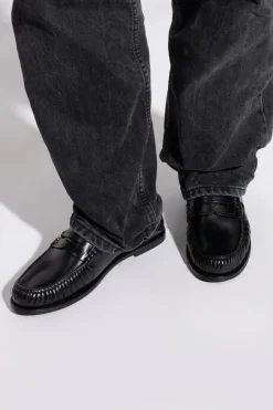 Saint Laurent BLACK Leather shoes type loafers
