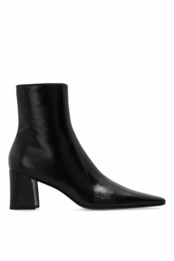 Saint Laurent BLACK Leather boots