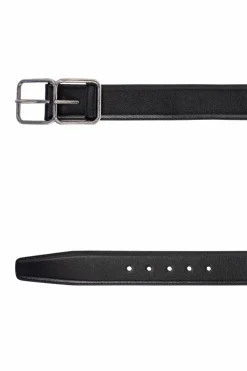 Saint Laurent BLACK Leather belt