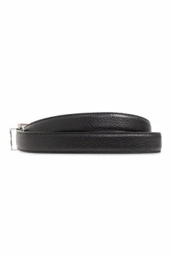 Saint Laurent BLACK Leather belt