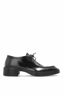 Saint Laurent BLACK Leather shoes "New Bourbon"