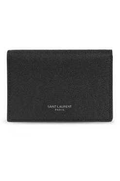 Saint Laurent BLACK Logo wallet