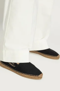 Saint Laurent BLACK Logo espadrilles