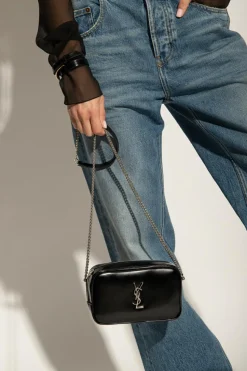 Saint Laurent BLACK ‘Lou Mini’ shoulder bag