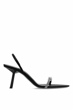Saint Laurent BLACK ‘Rendez-Vous’ high heels sandals