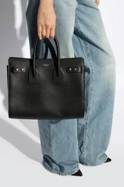 Saint Laurent BLACK 'Sac De Jour Small’ shoulder bag