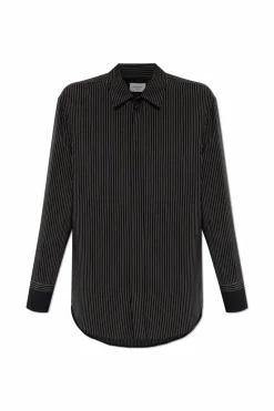 Saint Laurent BLACK Shirt with striped pattern