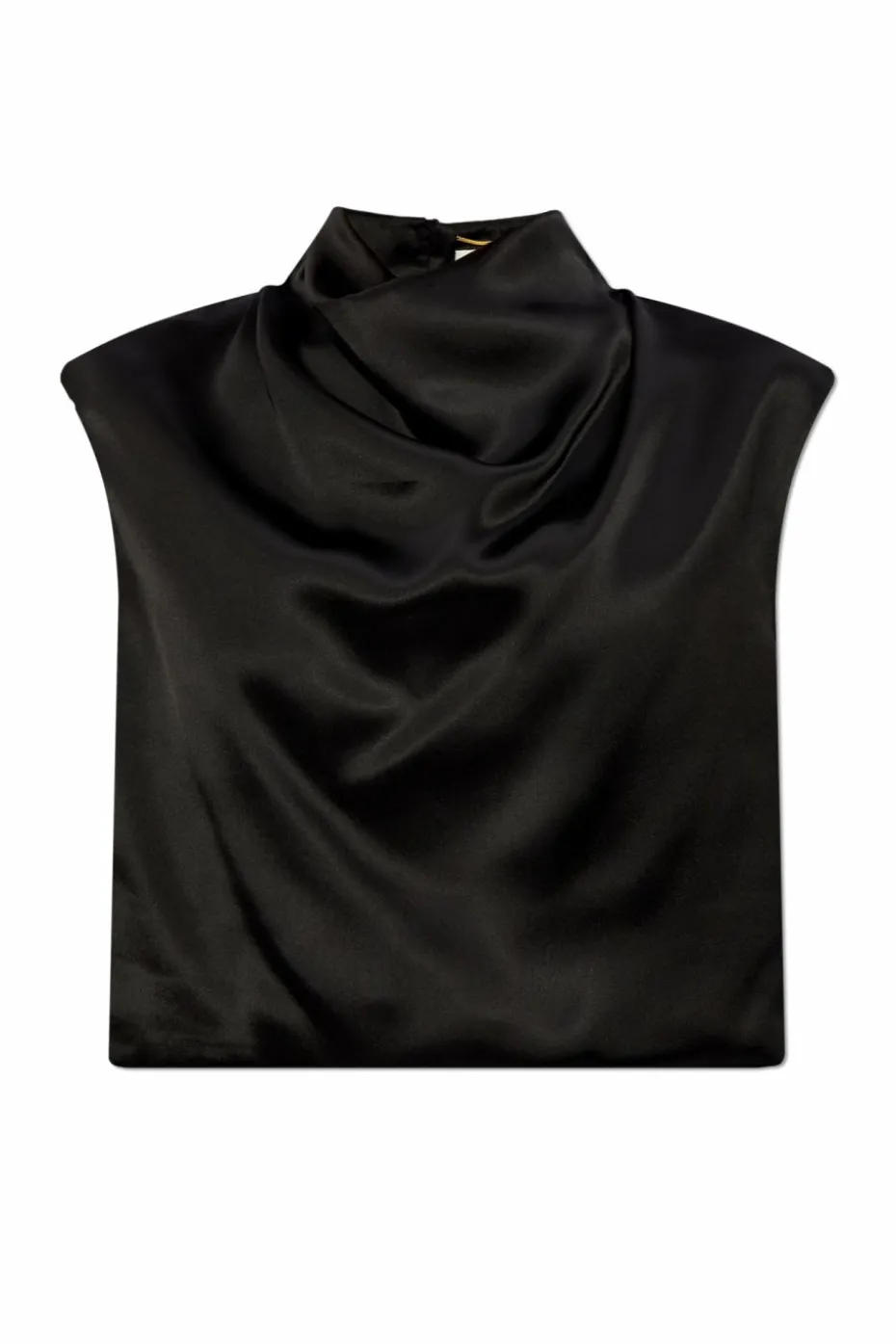 Saint Laurent BLACK Short satin top