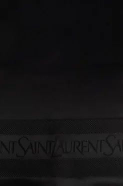 Saint Laurent BLACK Silk scarf