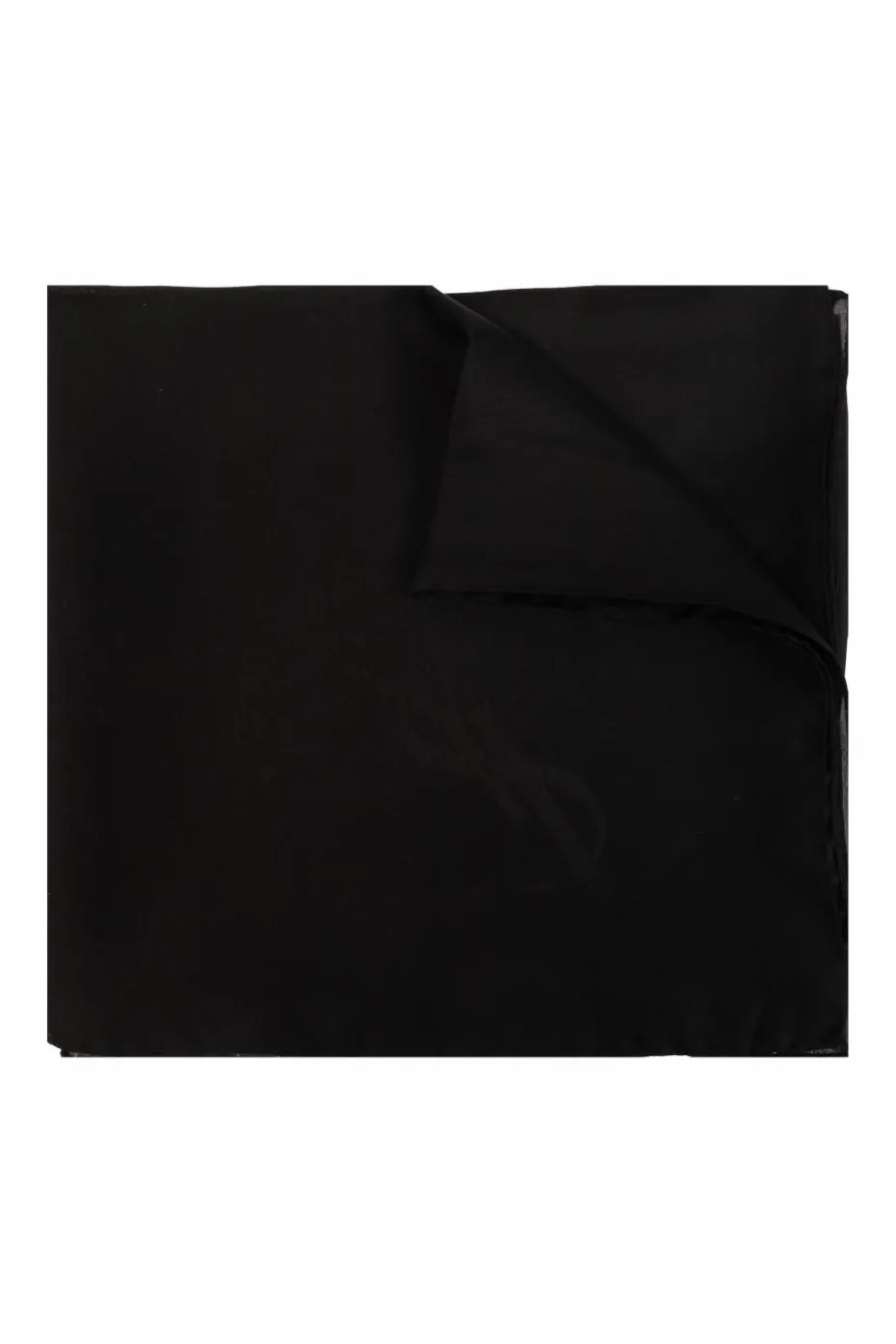 Saint Laurent BLACK Silk Scarf
