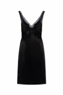 Saint Laurent BLACK Silk dress