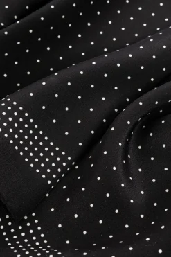 Saint Laurent BLACK Silk Scarf