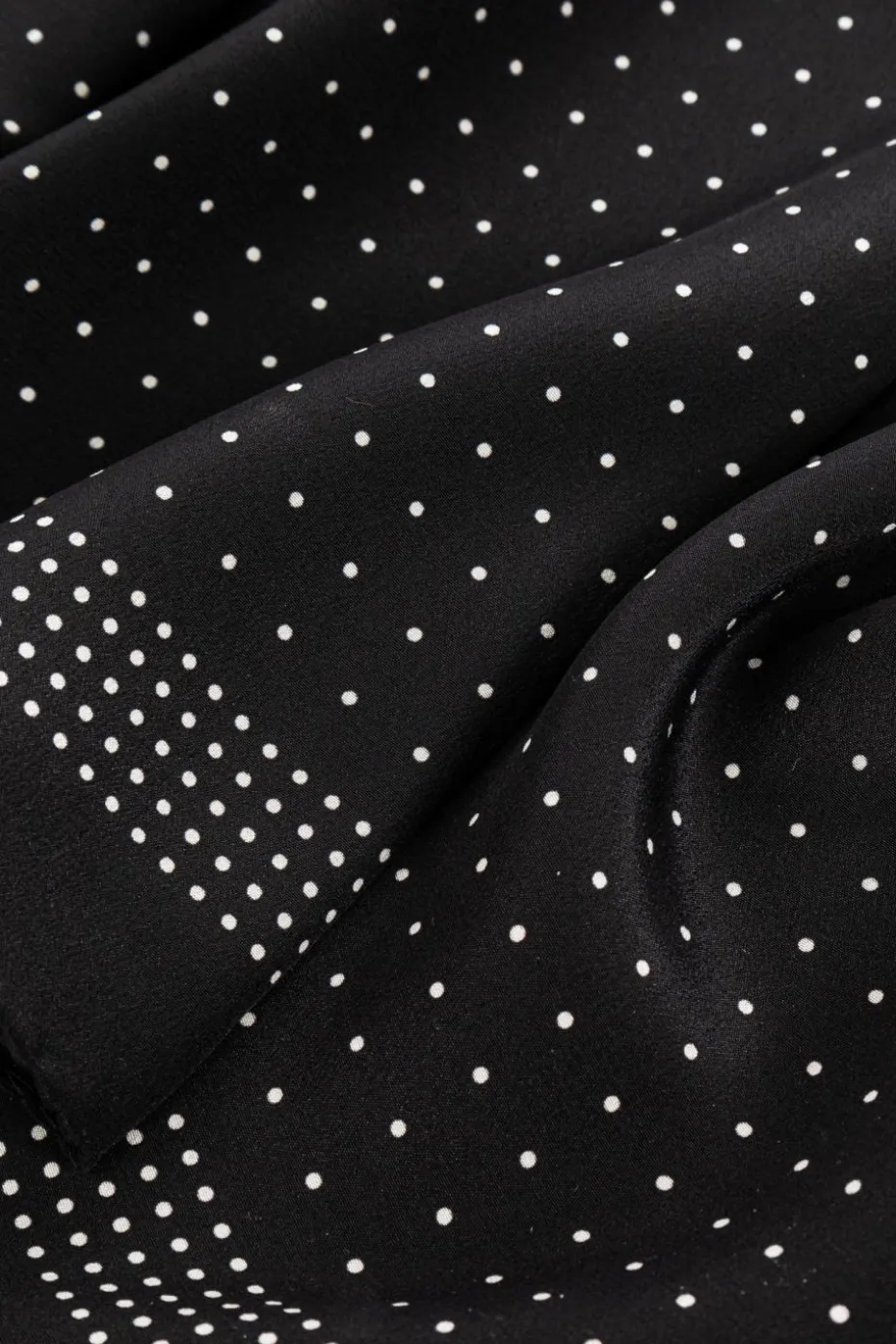 Saint Laurent BLACK Silk Scarf
