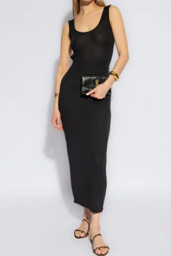 Saint Laurent BLACK Sleeveless dress