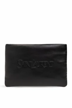 Saint Laurent BLACK ‘Small Puffy’ clutch