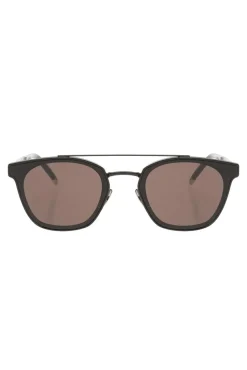 Saint Laurent BLACK Sunglasses with a logo