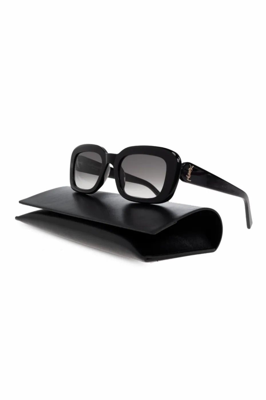 Saint Laurent BLACK Sunglasses SL M130