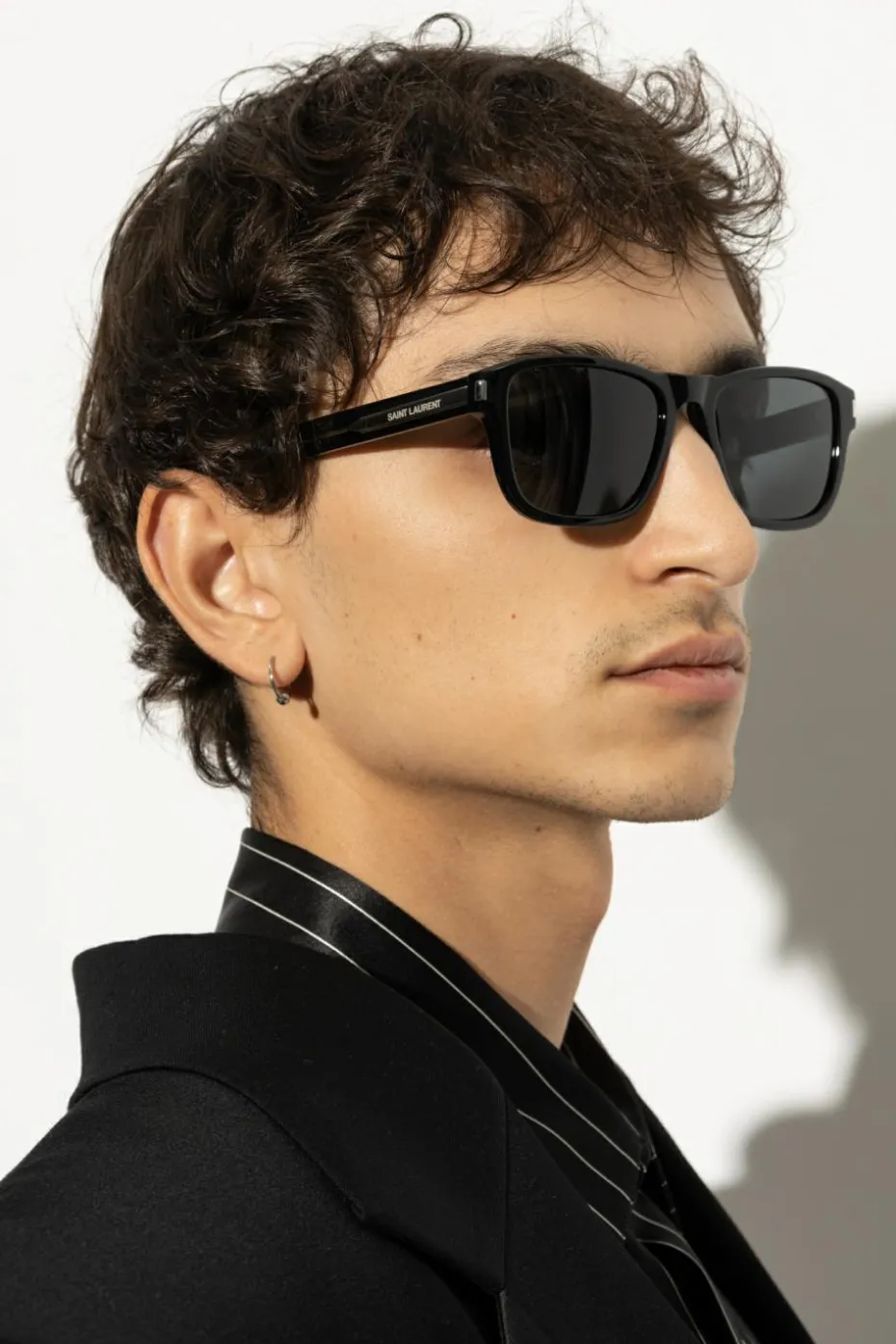 Saint Laurent BLACK Sunglasses SL 710