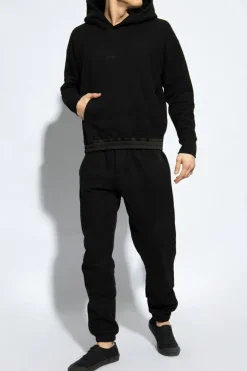 Saint Laurent BLACK Sweatpants with logo