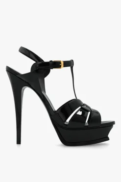 Saint Laurent BLACK ‘Tribute’ heeled sandals