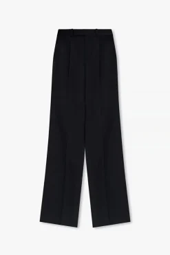 Saint Laurent BLACK Trousers with wide legs