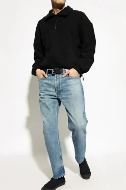 Saint Laurent BLACK Turtleneck Sweatshirt