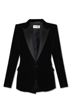 Saint Laurent BLACK Velvet blazer