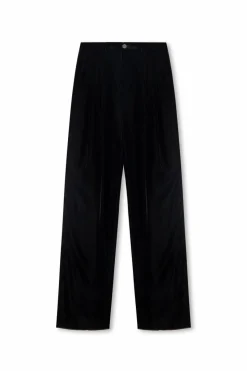 Saint Laurent BLACK Velvet trousers