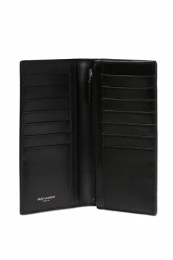 Saint Laurent BLACK Wallet with logo