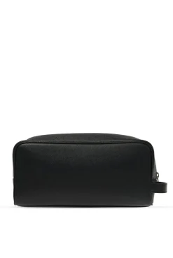 Saint Laurent BLACK Wash bag with logo