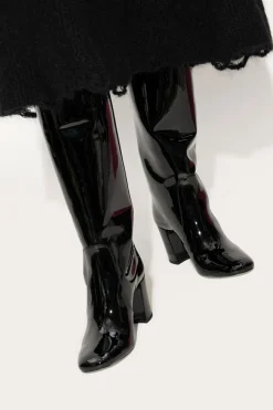 Saint Laurent BLACK ‘Who’ heeled boots