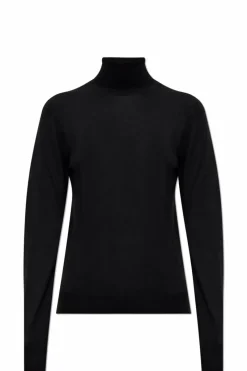 Saint Laurent BLACK Wool Turtleneck Sweater