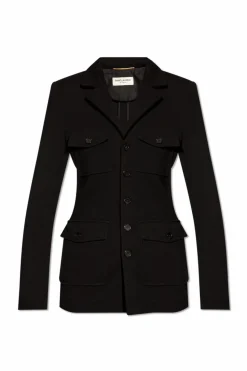 Saint Laurent BLACK Wool jacket