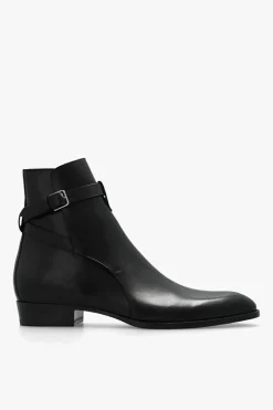 Saint Laurent BLACK ‘Wyatt’ Chelsea boots