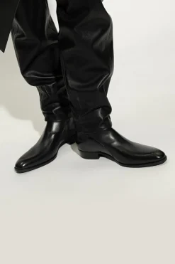 Saint Laurent BLACK ‘Wyatt’ Chelsea boots